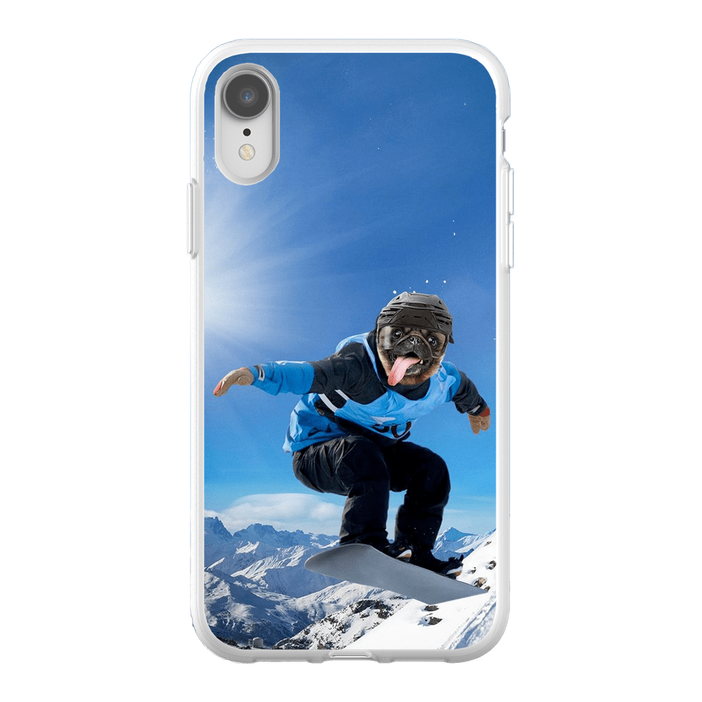 &#39;The Snowboarder&#39; Personalized Phone Case