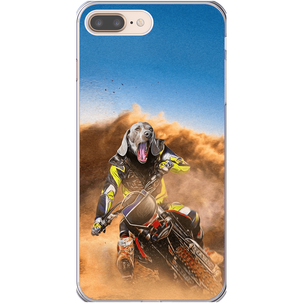 &#39;The Motocross Rider&#39; Personalized Phone Case