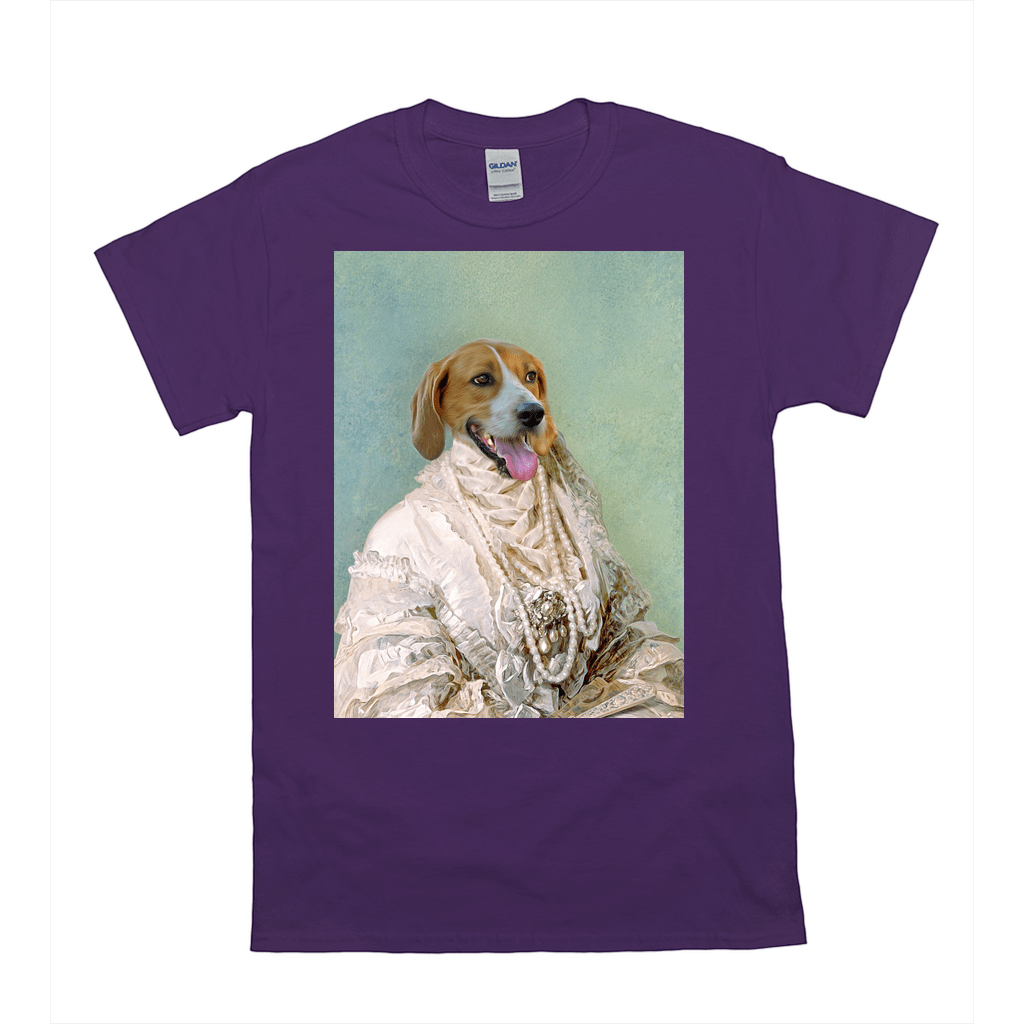 &#39;The Pearled Dame&#39; Personalized Pet T-Shirt