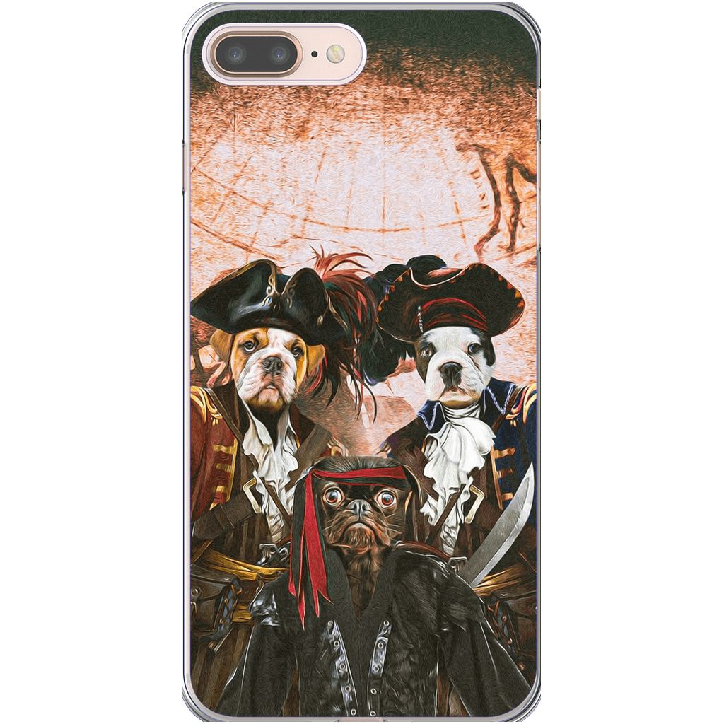 &#39;The Pirates&#39; Personalized 3 Pet Phone Case