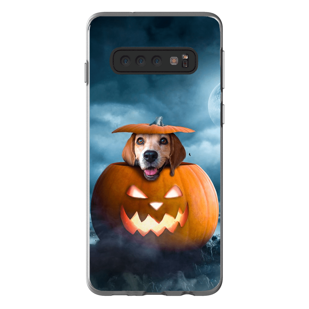 &#39;The Pawmpkin&#39; Personalized Phone Case