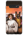 'Princess Leidown & Jedi-Doggo' Personalized 2 Pet Phone Case