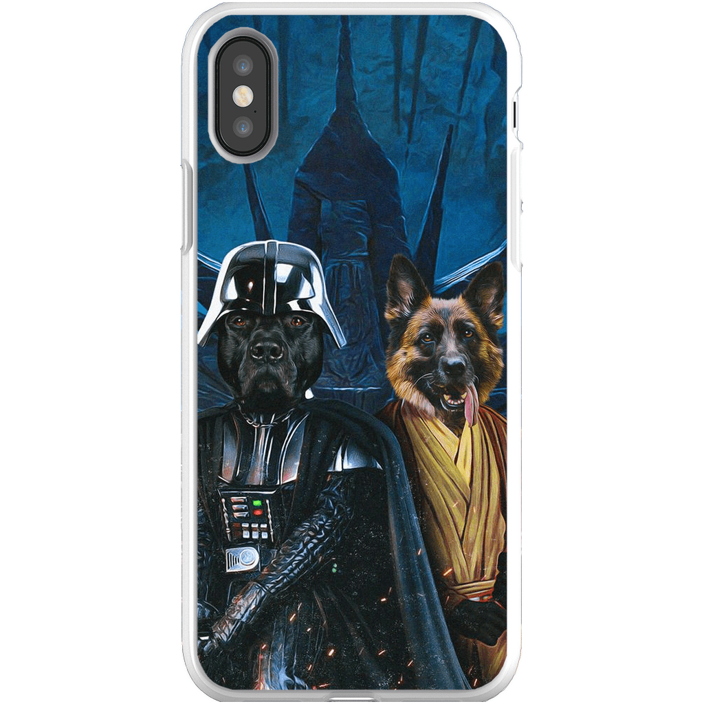 &#39;Darth Woofer &amp; Jedi-Doggo&#39; Personalized 2 Pet Phone Case