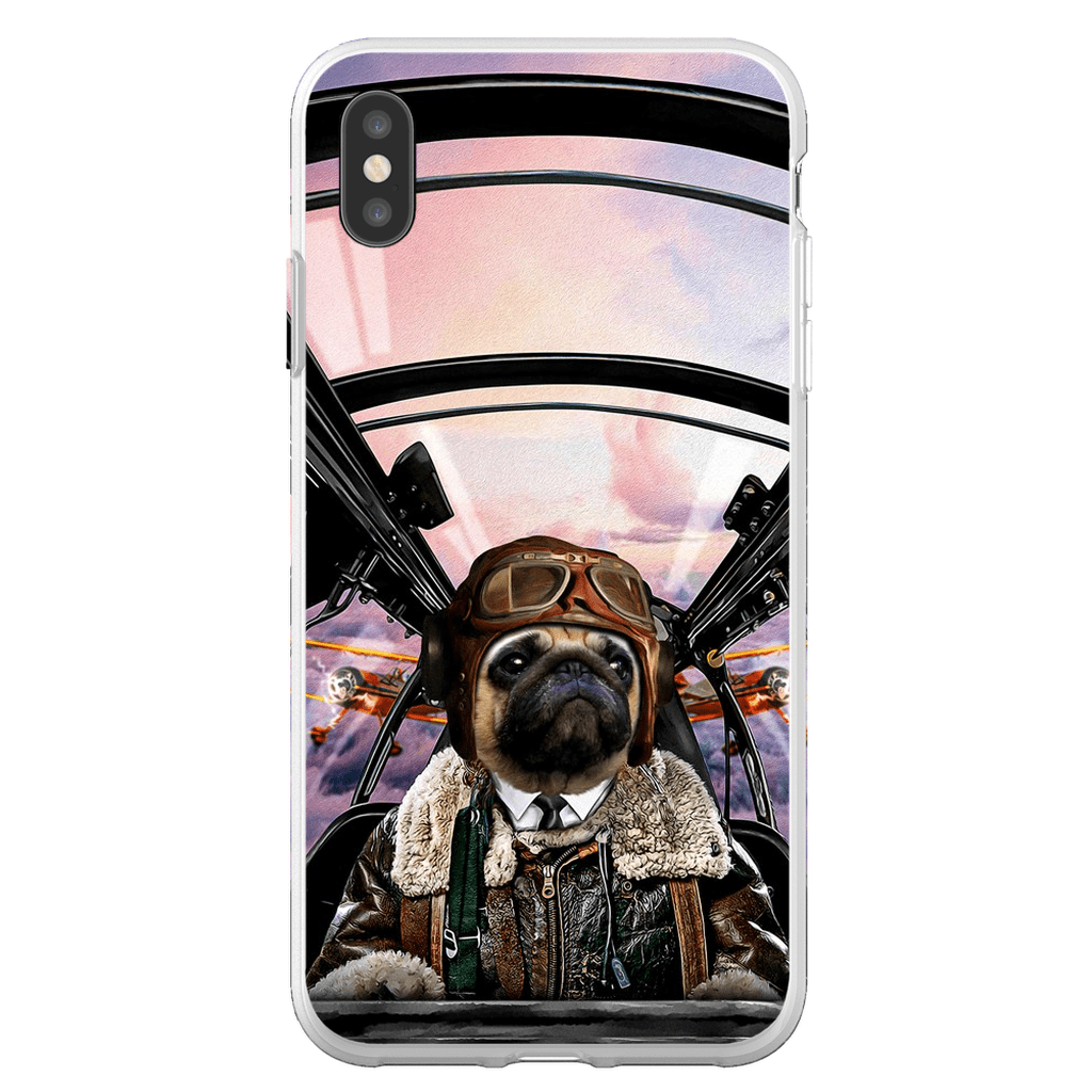 &#39;The Pilot&#39; Personalized Phone Case