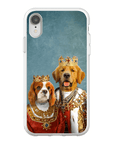 'King and Queen' Personalized 2 Pets Phone Case