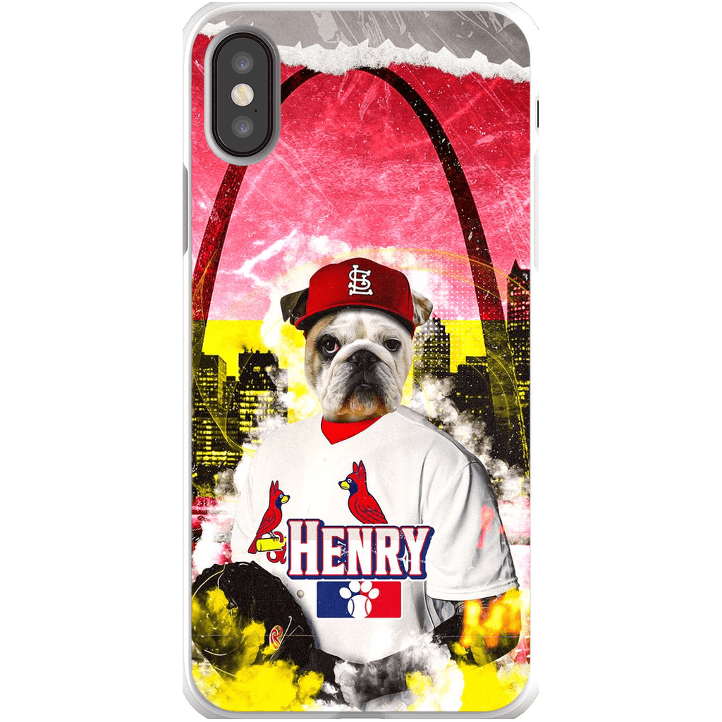 &#39;St. Louis Cardipaws&#39; Personalized Phone Case