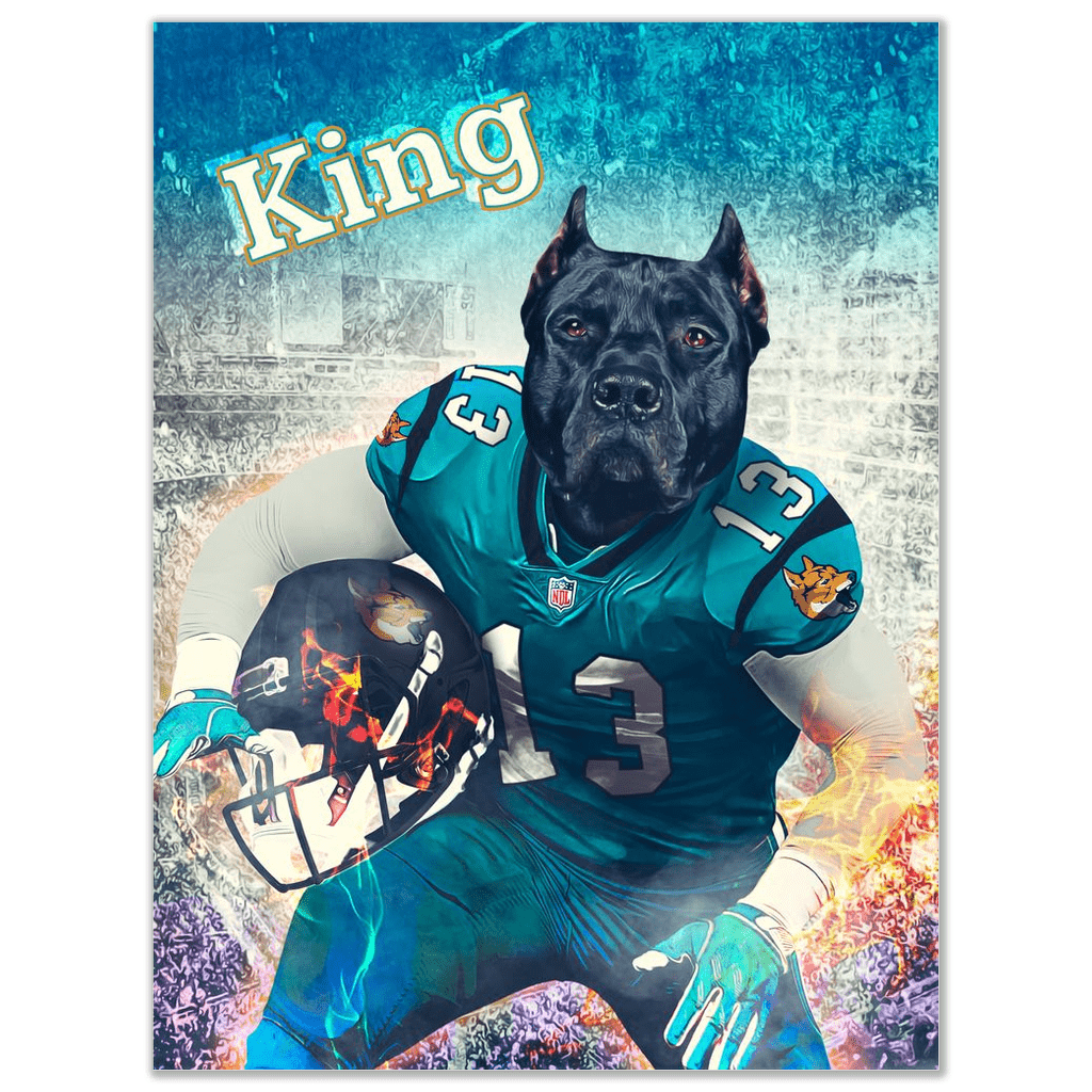 Póster Mascota personalizada &#39;Jacksonville Doggos&#39;