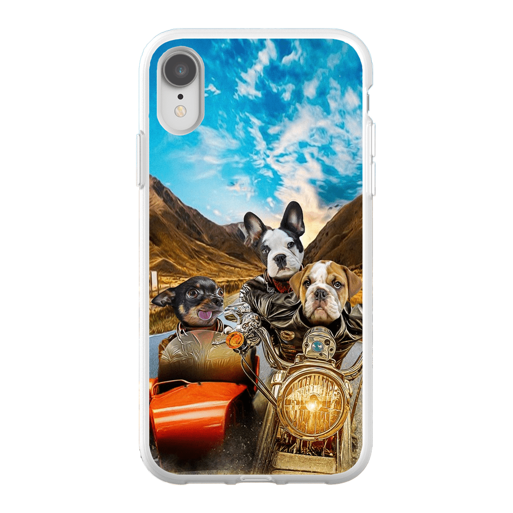 &#39;Harley Wooferson&#39; Funda personalizada para teléfono con 3 mascotas