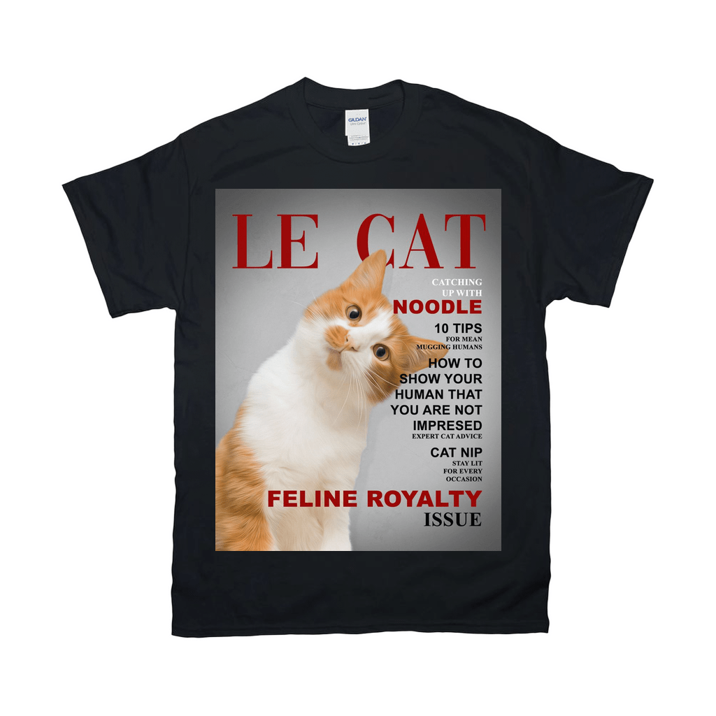 Camiseta personalizada para mascotas &#39;Le Cat&#39;