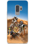 'The Motocross Riders' Personalized 3 Pet Phone Case