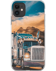 Funda personalizada para teléfono con 2 mascotas 'The Truckers'