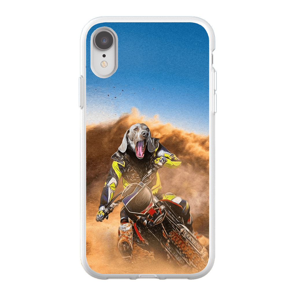 &#39;The Motocross Rider&#39; Personalized Phone Case