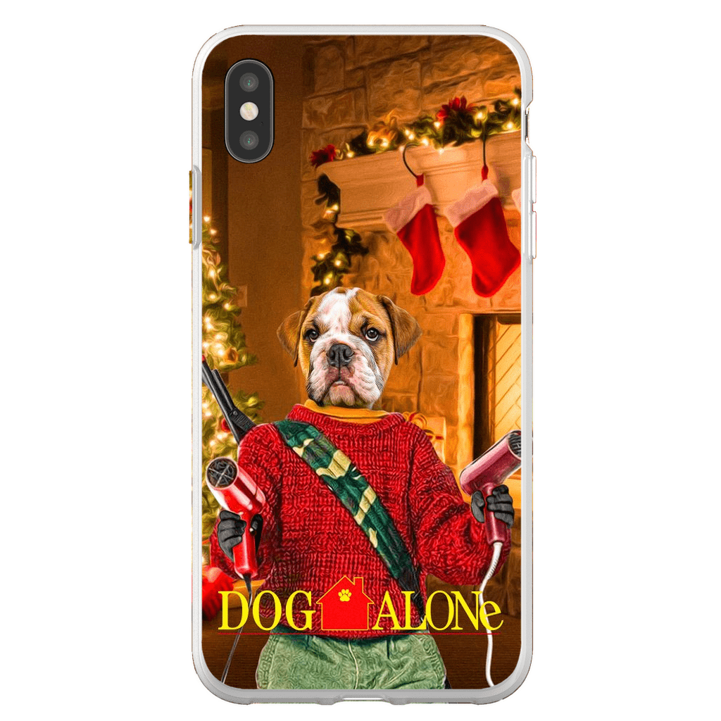 &#39;Dog Alone&#39; Personalized Phone Case