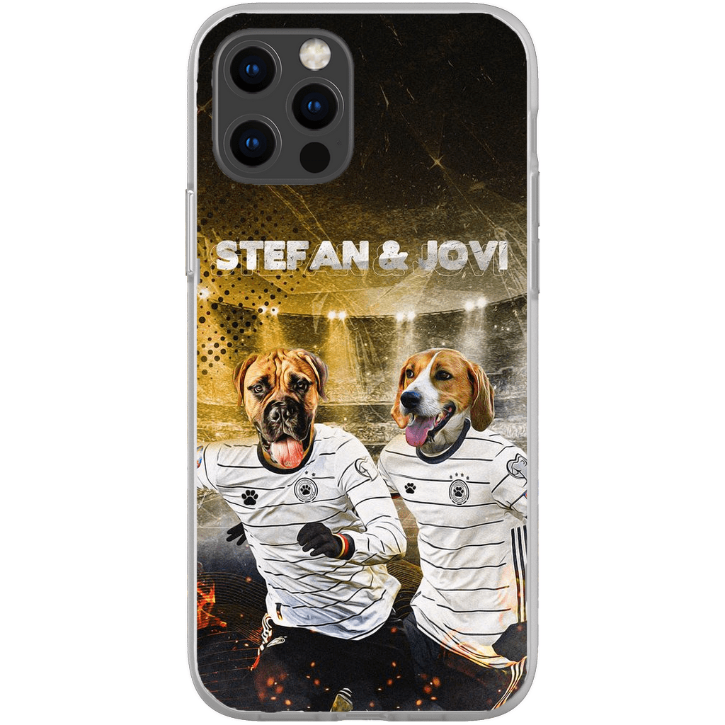 &#39;Germany Doggos&#39; Personalized 2 Pet Phone Case