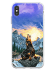 'The Retro Wolf' Personalized Phone Case