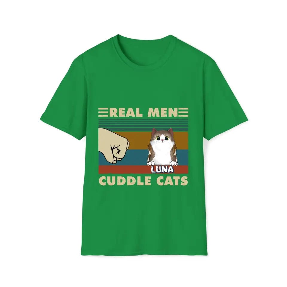 Real Men Cuddle Cats - TShirt