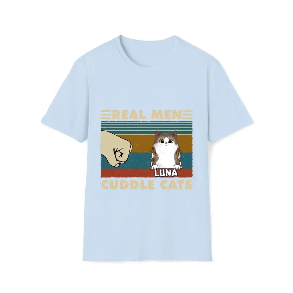 Real Men Cuddle Cats - TShirt