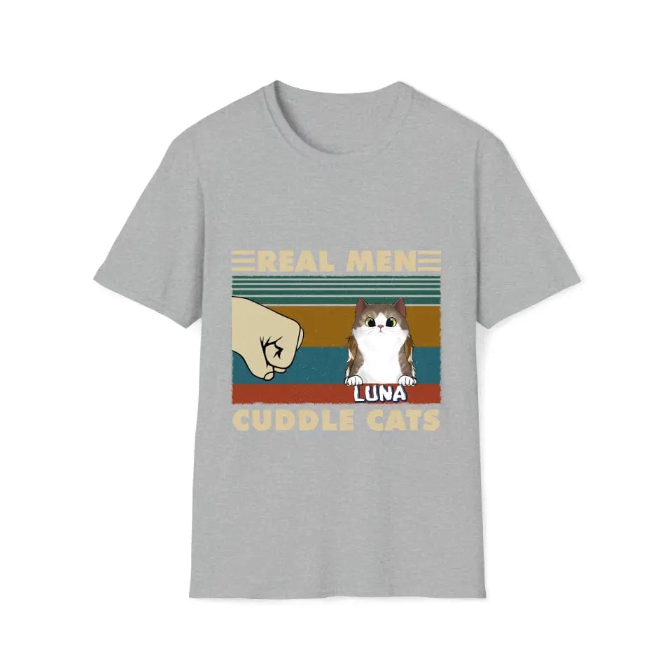 Real Men Cuddle Cats - TShirt