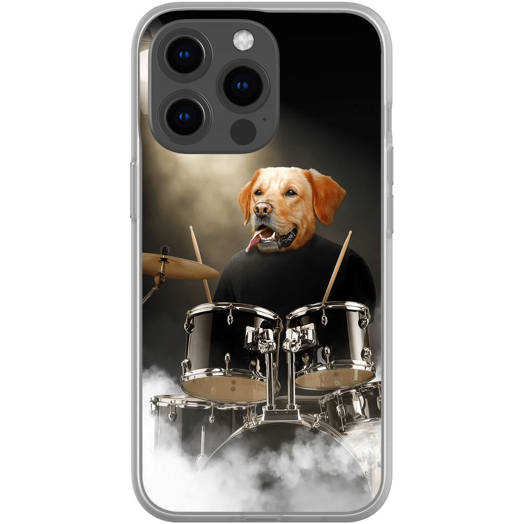 &#39;The Drummer&#39; Personalized Phone Case