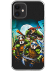 'Teenage Mutant Ninja Doggos' Personalized 3 Pet Phone Case