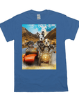 Camiseta personalizada con 3 mascotas 'Harley Wooferson' 