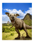 'Pawasaurus Rex' Personalized Pet Standing Canvas