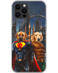 'Superdog & Aquadog' Personalized 2 Pet Phone Case