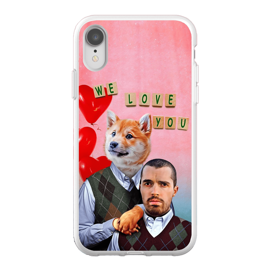 &#39;Step Doggo/Human Valentines&#39; Personalized Phone Cases