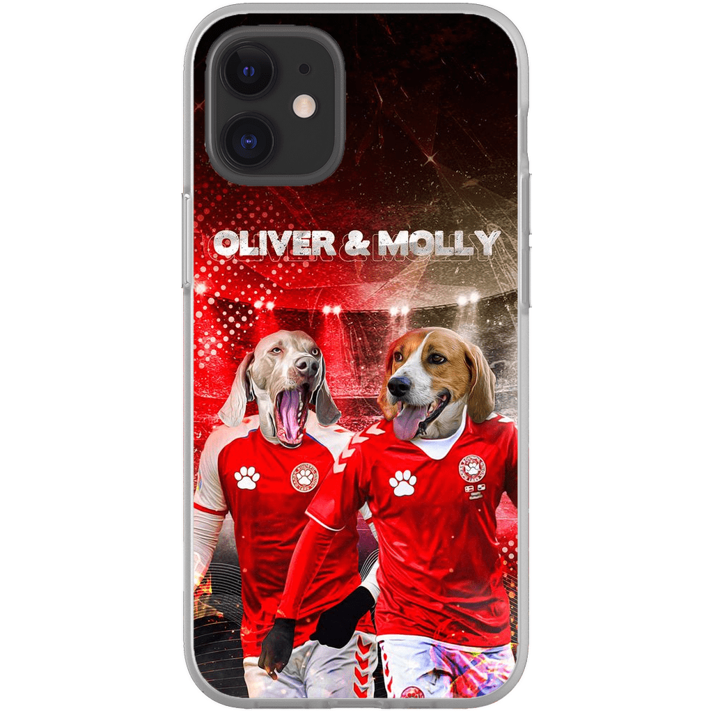 &#39;Denmark Doggos&#39; Personalized 2 Pet Phone Case