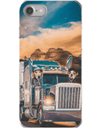 Funda personalizada para teléfono con 2 mascotas 'The Truckers'