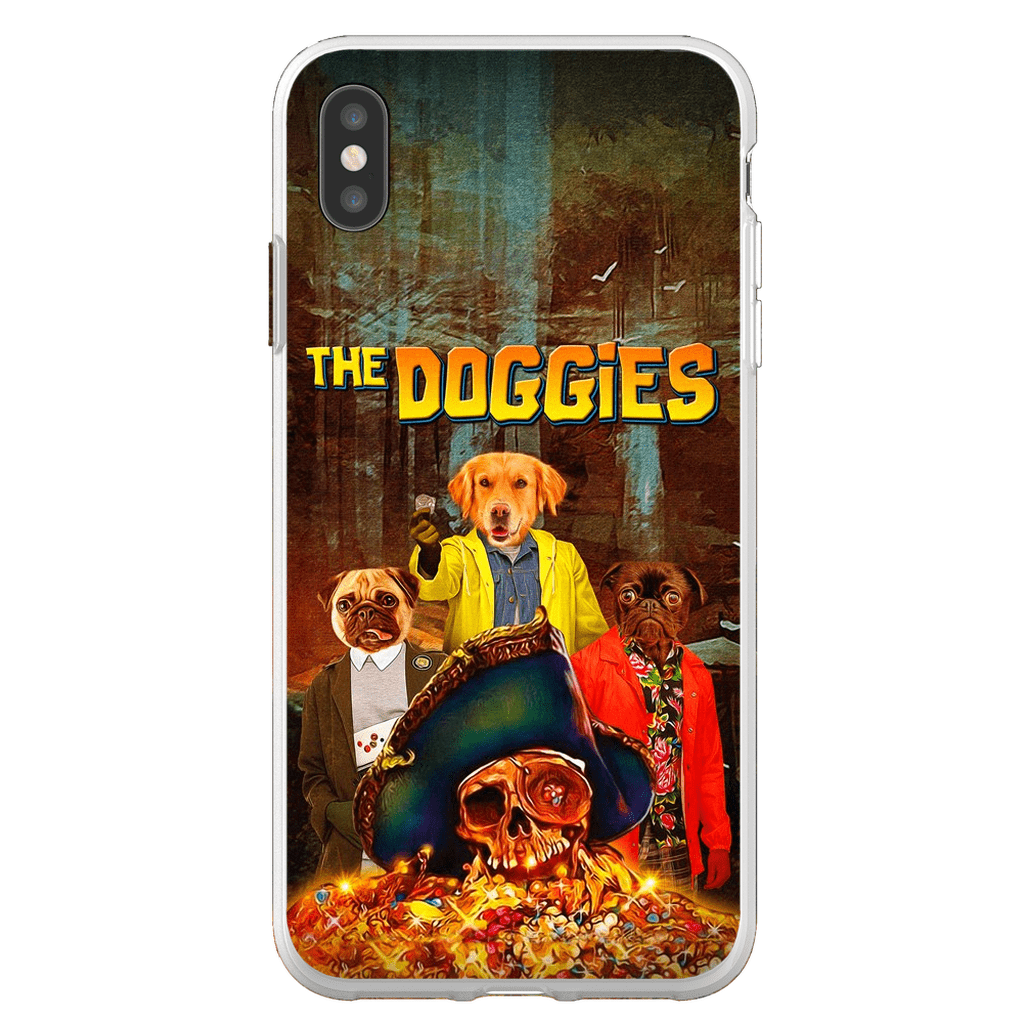 &#39;The Doggies&#39; Personalized 3 Pet Phone Case