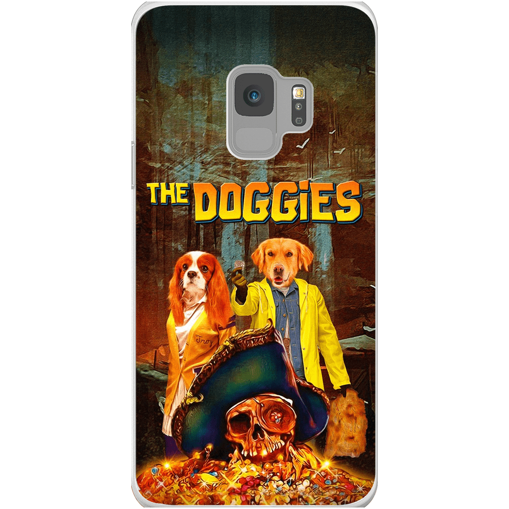 &#39;The Doggies&#39; Personalized 2 Pet Phone Case