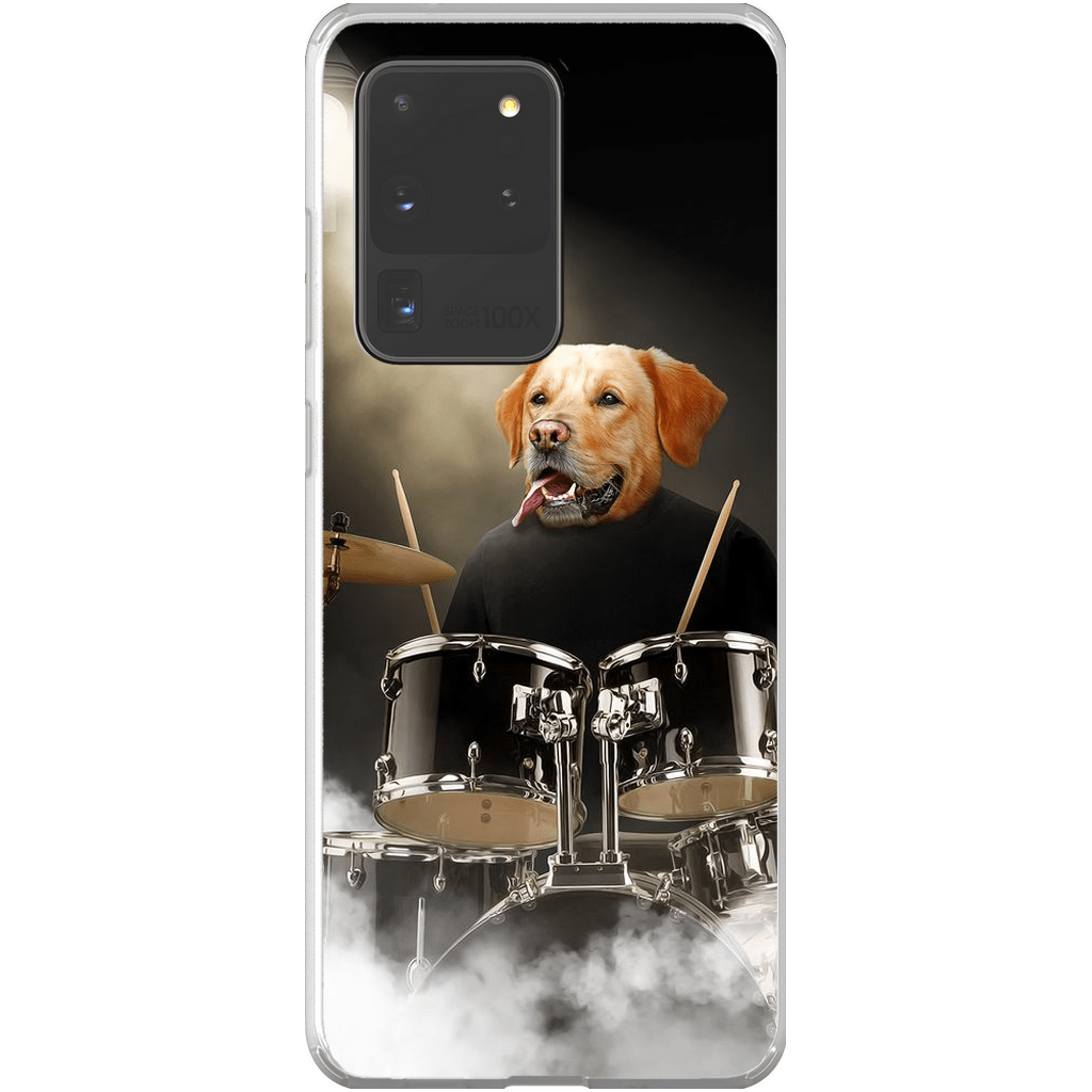 &#39;The Drummer&#39; Personalized Phone Case