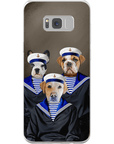 'The Sailors' Personalized 3 Pet Phone Case