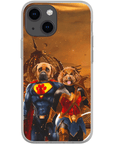 'Superdog & Wonder Doggette' Personalized 2 Pet Phone Case