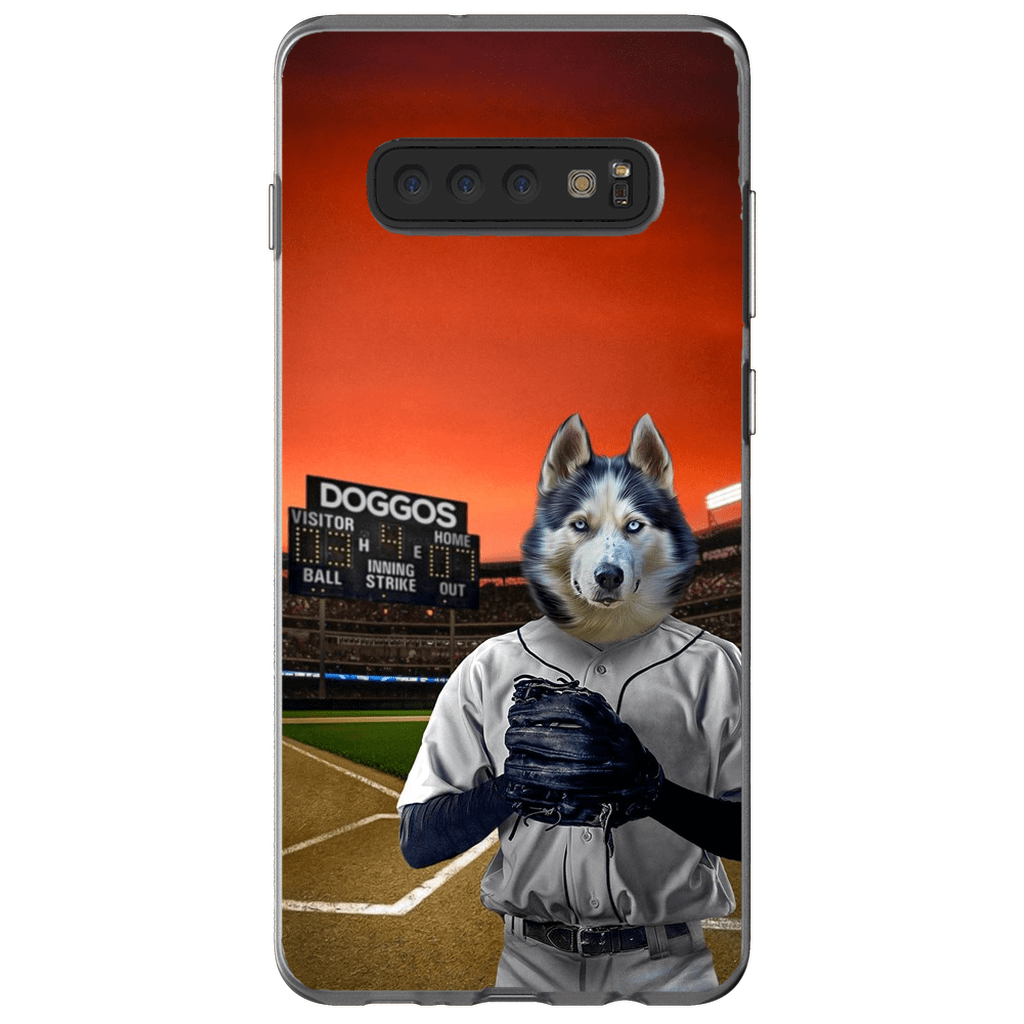 &#39;The Baseball Player&#39; Personalized Phone Case