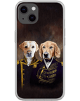 'The Admiral and the Captain' Personalized 2 Pet Phone Case