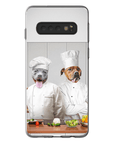 Funda personalizada para teléfono con 2 mascotas 'The Chefs'