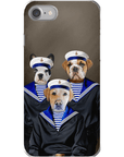 'The Sailors' Personalized 3 Pet Phone Case