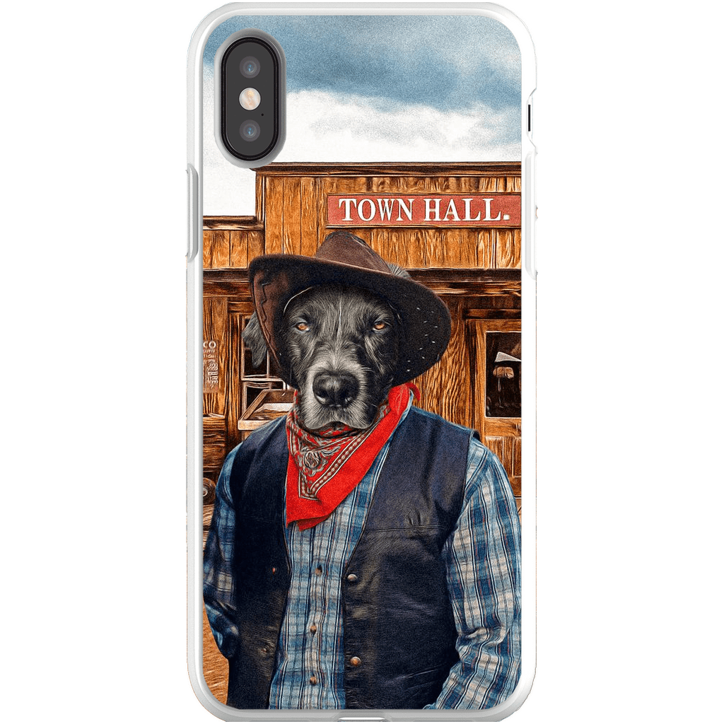 &#39;The Cowboy&#39; Personalized Phone Case