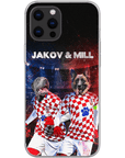 'Croatia Doggos' Personalized 2 Pet Phone Case