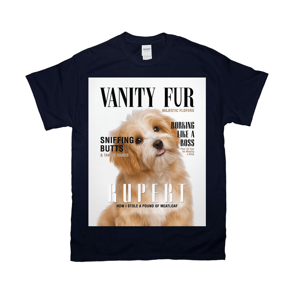 Camiseta personalizada para mascotas &#39;Vanity Fur&#39;