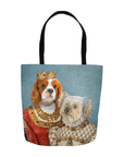 Bolsa de mano personalizada para 2 mascotas 'Reina y Princesa'