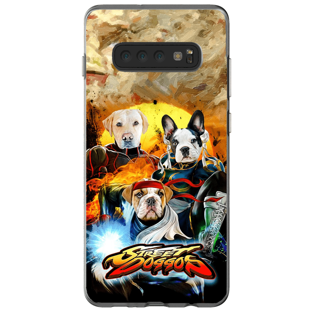 &#39;Street Doggos&#39; Personalized 3 Pet Phone Case