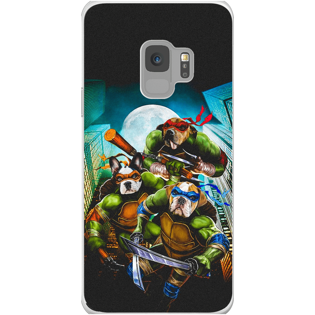 &#39;Teenage Mutant Ninja Doggos&#39; Personalized 3 Pet Phone Case