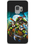 Funda personalizada para teléfono con 3 mascotas 'Teenage Mutant Ninja Doggos'