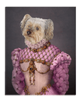 'The Pink Princess' Personalized Pet Standing Canvas