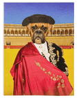 'The Bull Fighter' Personalized Pet Blanket