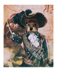 'The Pirate' Personalized Pet Standing Canvas