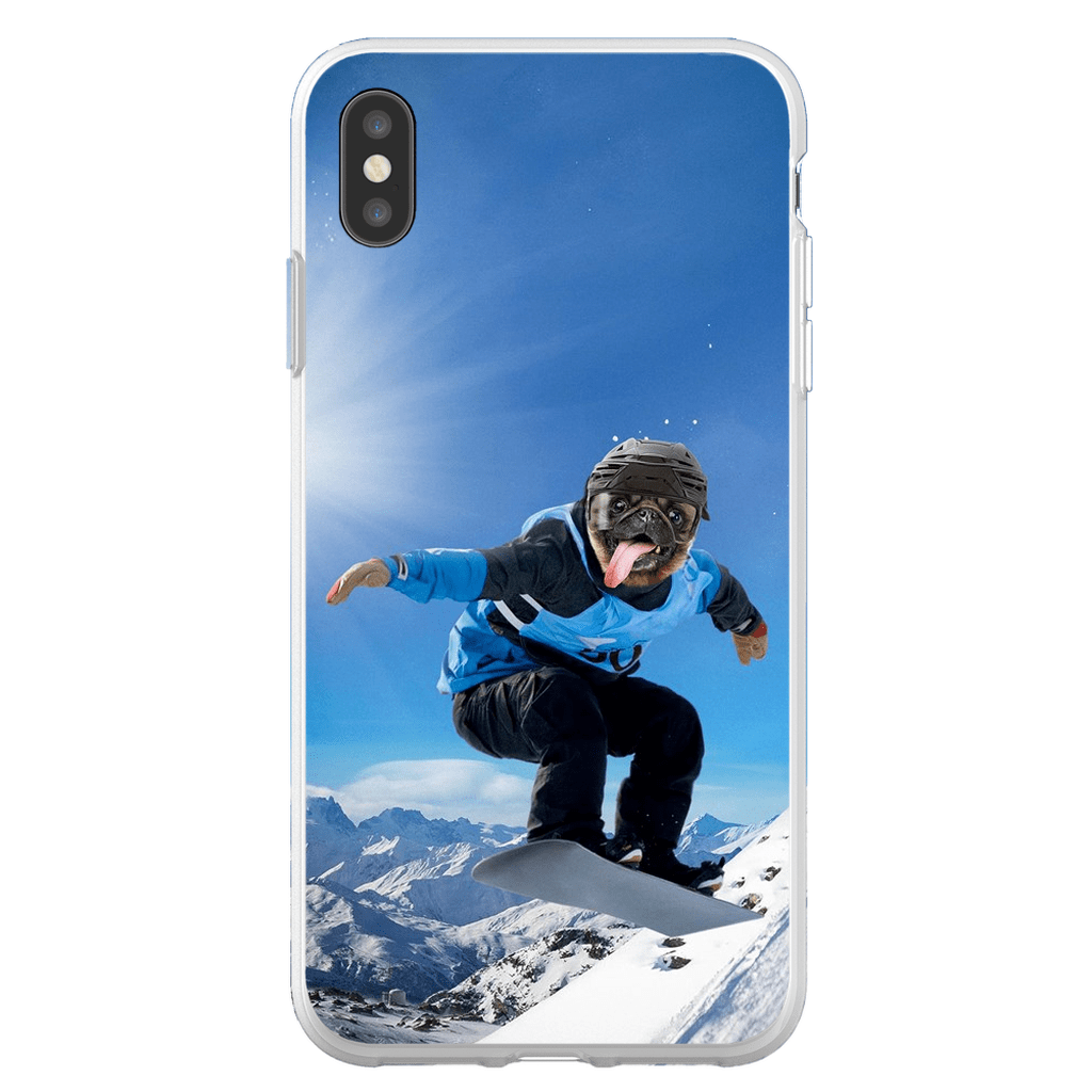 &#39;The Snowboarder&#39; Personalized Phone Case